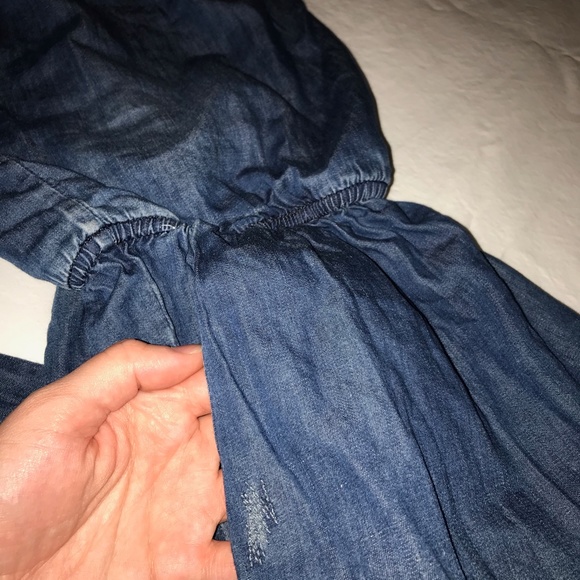 EXCLUSIVE CHIP FOSTER Denim Jumpsuit - Picture 5 of 7